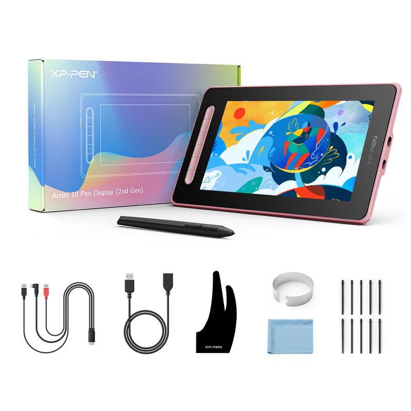 XP-Pen Artist 10 2nd Graphics Drawing Tablet with X3 Stylus Fully-laminated 60° Tilt