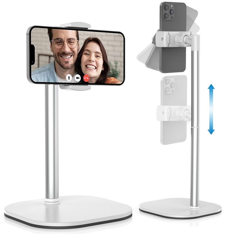 Cooper ChatStand, Height Adjustable Cell Phone Holder for Desk. Rotating, Tilting Phone Holder for Desk with 9-14