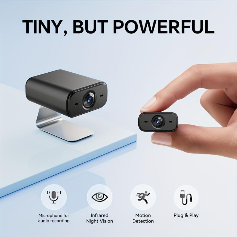 [Fast Arrival] X6 Mini Security Camera - Real-Time Monitoring, Infrared Night Vision, Motion Detection, Easy Install Indoor Nanny & Pet Camera