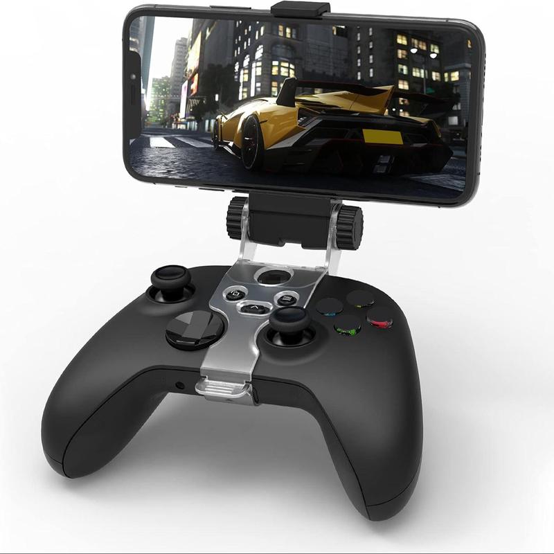 DOBE FOMIS ELECTRONICS Foldable Controller Phone Holder, Adjustable Controller Mobile Phone Clip Stand, Mobile Phone Stand for X Series S X, Xbox One S X