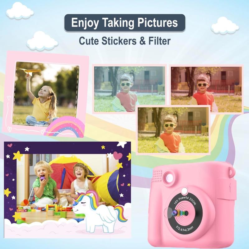 Instant Print Camera for Kids - 2.4