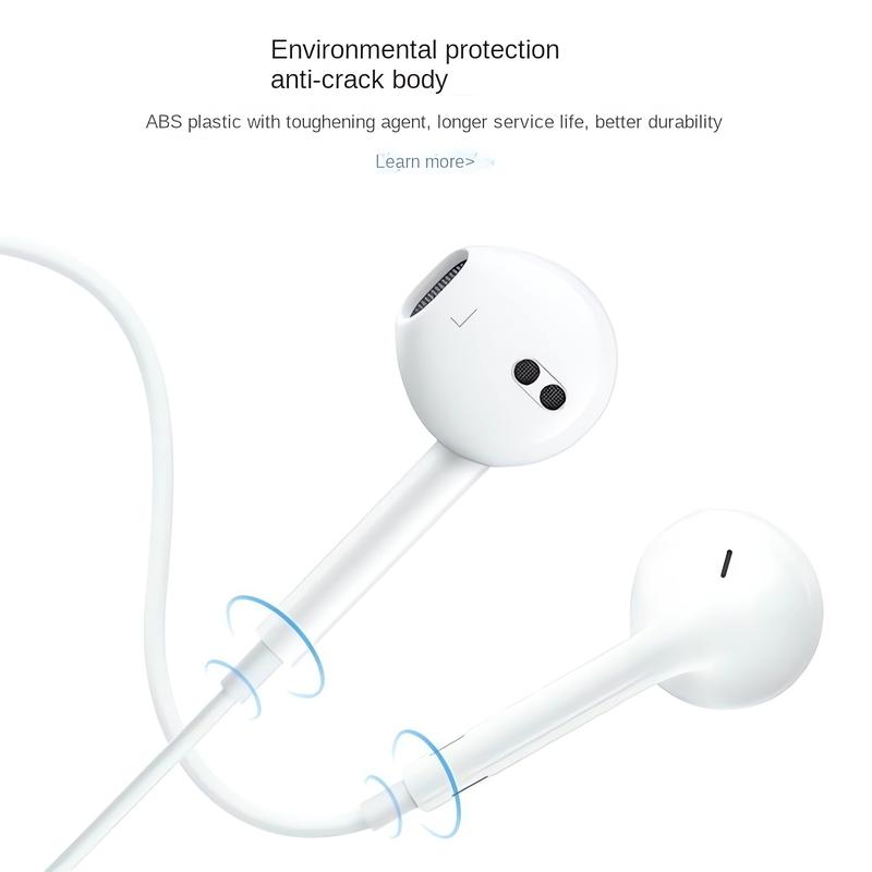 Lightning In-ear Earphones Applicable iPhone14 13 12 11 7 8 Plus XS, with Lightning Connector, Wired Ear Buds for iPhone