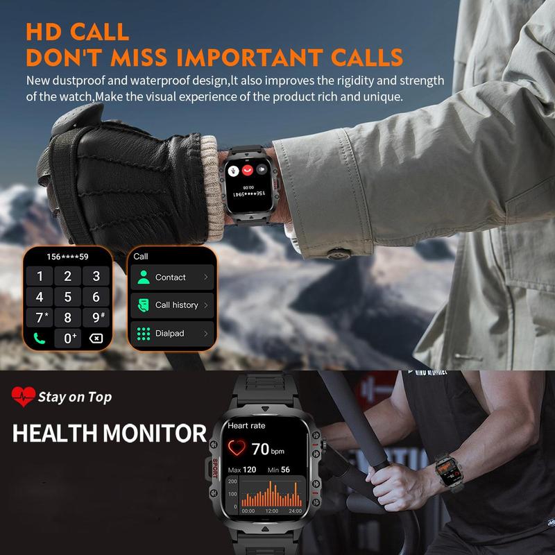 Multifunctional Smart Watch, Fitness Tracker Smart Watches with Heart Rate Monitoring & Sleep Monitoring, Waterproof Digital Sport Watch for Android Phones iPhone