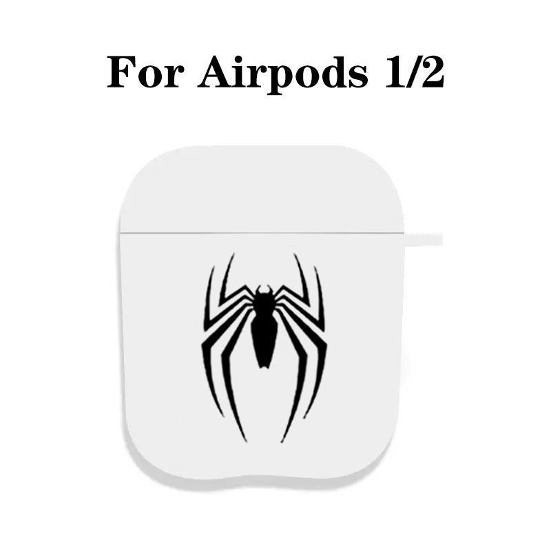 Spider Pattern Earphone Case, Earphone Protective Cover with Hiking Buckle, Earphone Protector for AirPods 1 2 AirPods 3 AirPods Pro