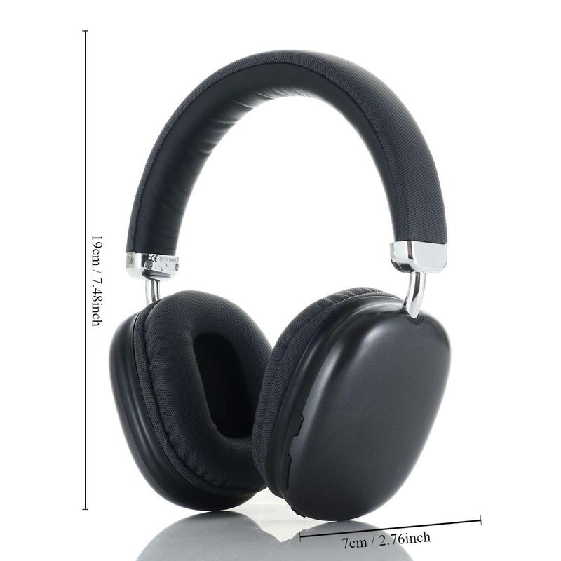 Fall Bluetooth-compatible Headphones Wireless, Over-ear Noise Cancelling Headphone with Microphone, Universal Flexible Headset for Mobile Phone, Tablet & Laptop