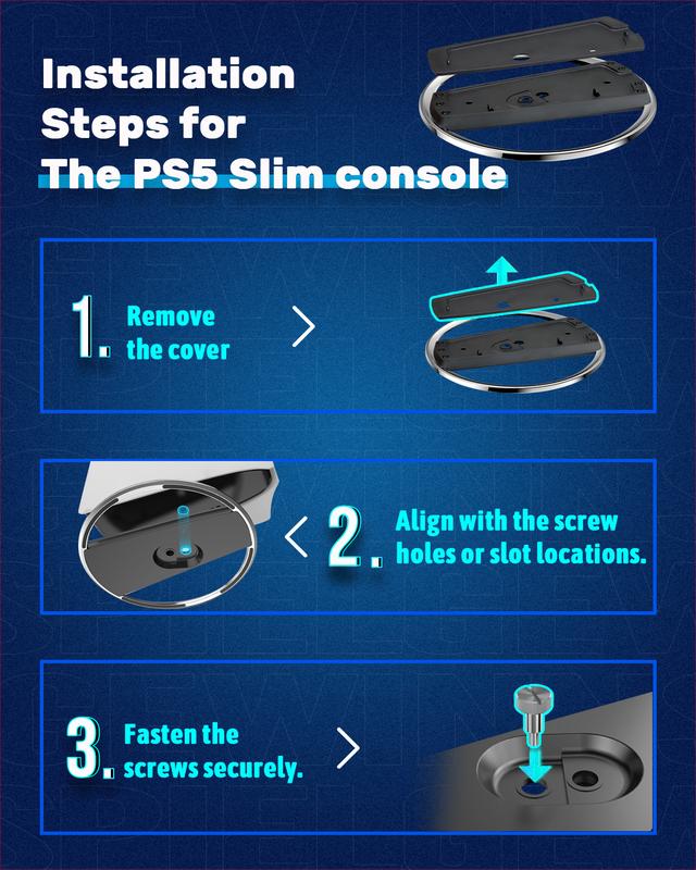 Vertical Stand For PS5 Consoles Disc and Digital Edition