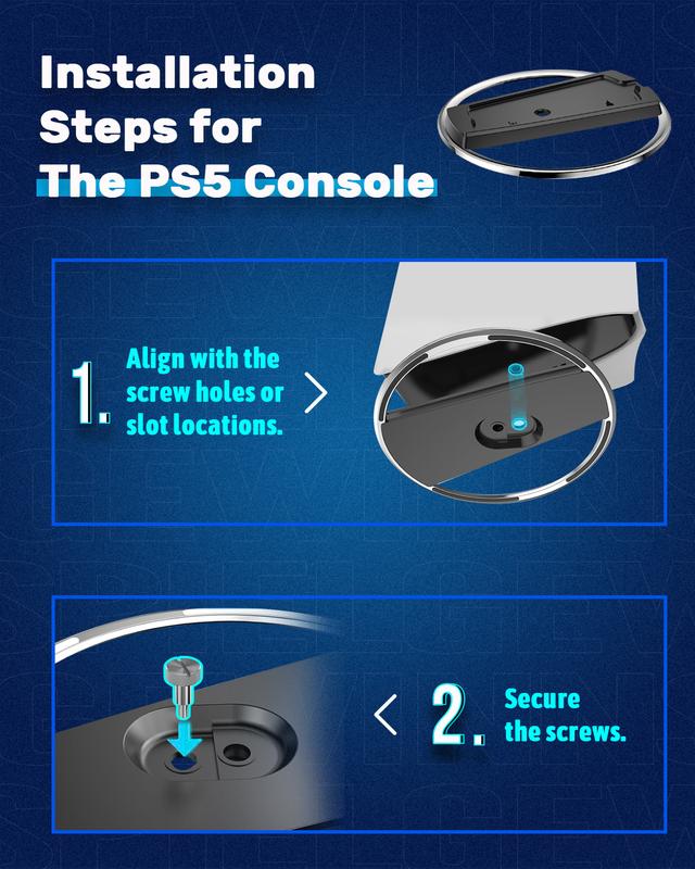 Vertical Stand For PS5 Consoles Disc and Digital Edition