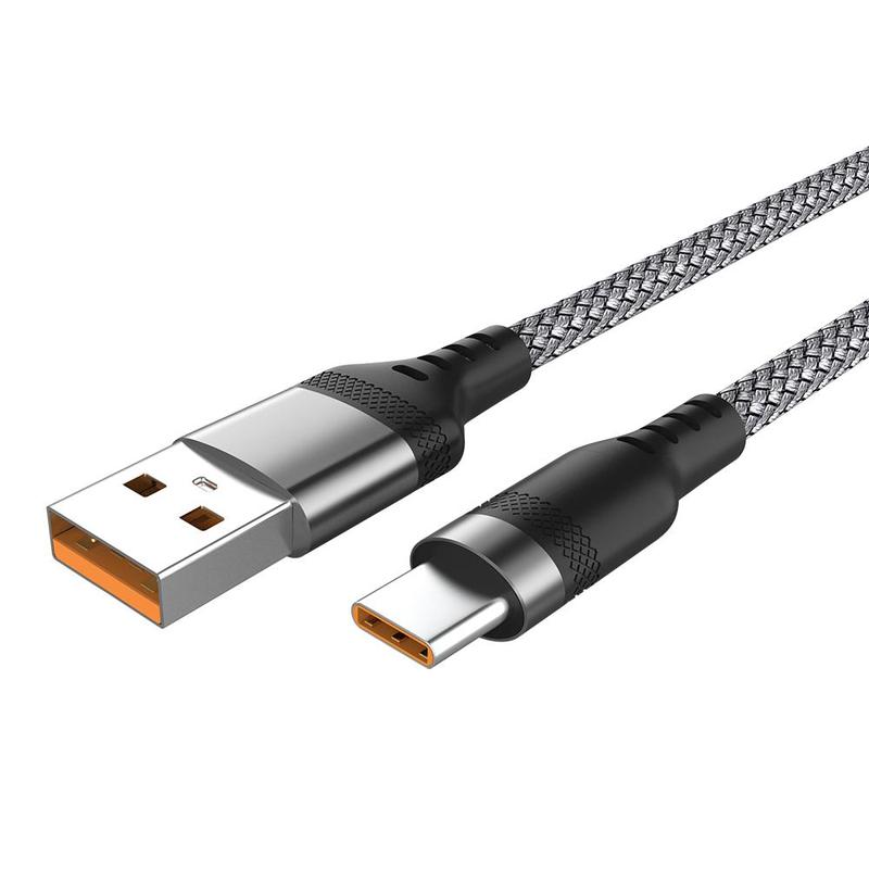 USB to Type-C Charging Data Cable, 5A 2V Charging Cable, Universal Fast Charging Cable for Xiaomi, Samsung, Game Consoles, VR