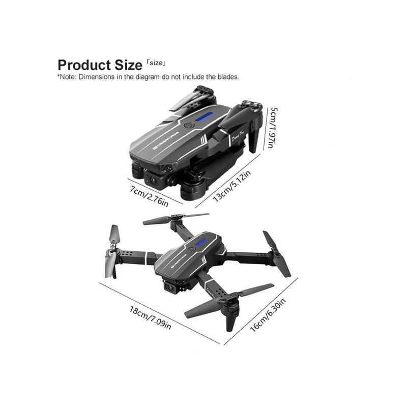 New S101 Drone With Camera, Foldable RC Drone Remote Control Drone Toys For Beginners Men's Gifts, Indoor And Outdoor Affordable UAV