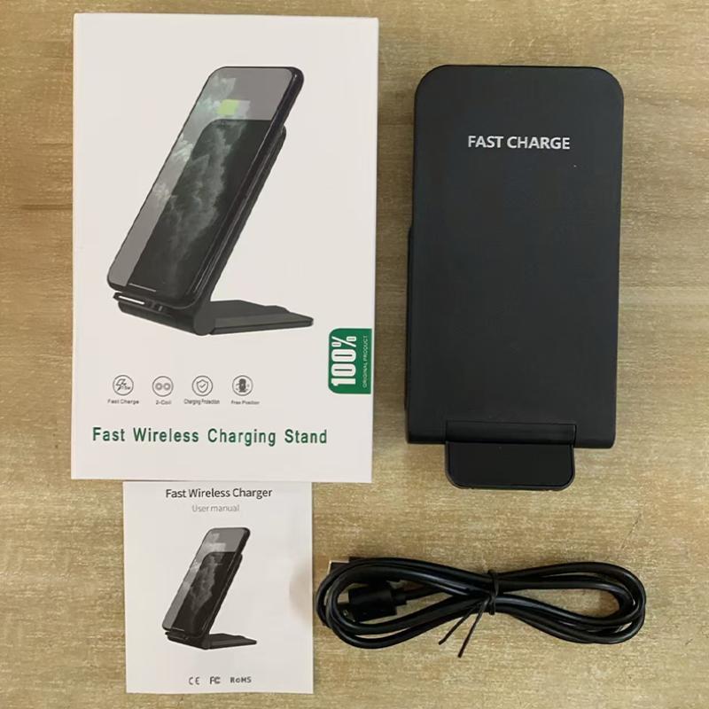 Portable Wireless Fast Charger for Phone, 15W Foldable Phone Charging Stand, Multifunctional Charging Docks for Home Office Travel