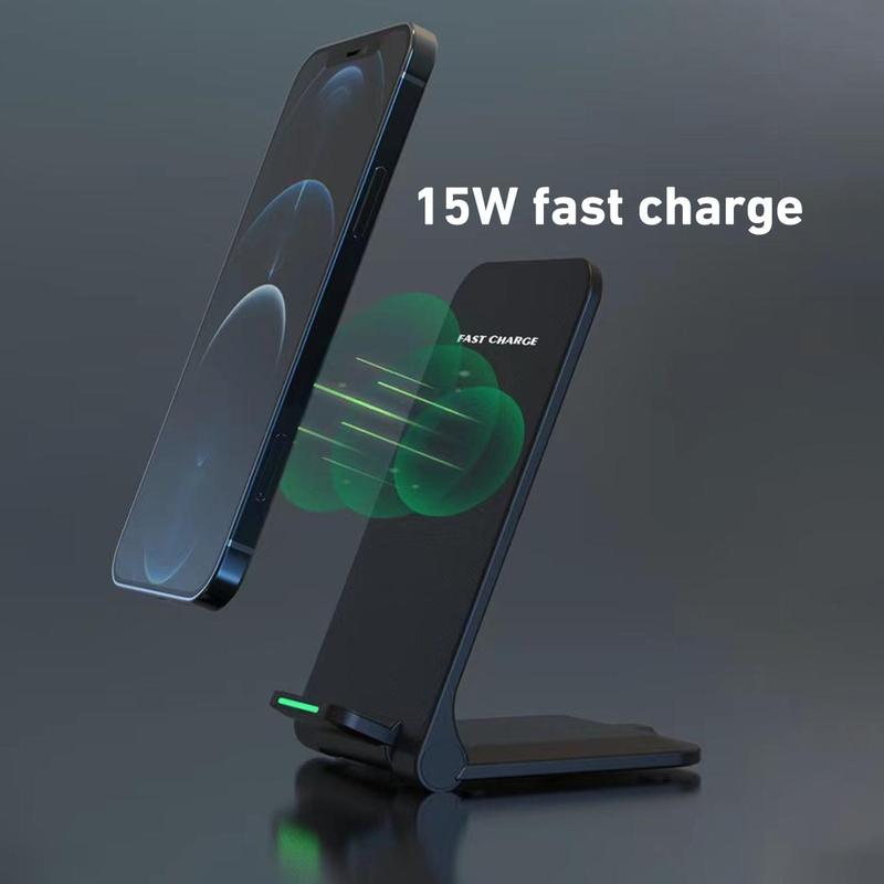 Portable Wireless Fast Charger for Phone, 15W Foldable Phone Charging Stand, Multifunctional Charging Docks for Home Office Travel