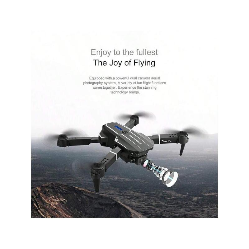 New S101 Drone With Camera, Foldable RC Drone Remote Control Drone Toys For Beginners Men's Gifts, Indoor And Outdoor Affordable UAV