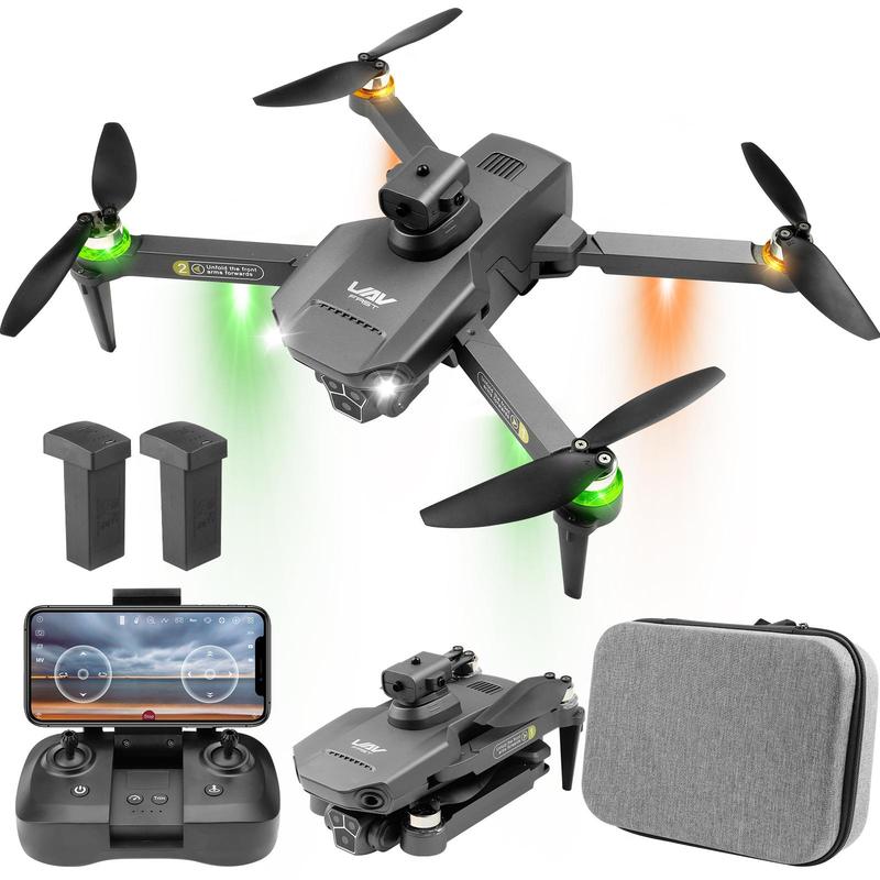 4K Drones with 5GHz WiFi for Adults & Kids, RC Quadcopter, 90° Electric Adjustable Lens & 50x Zoom