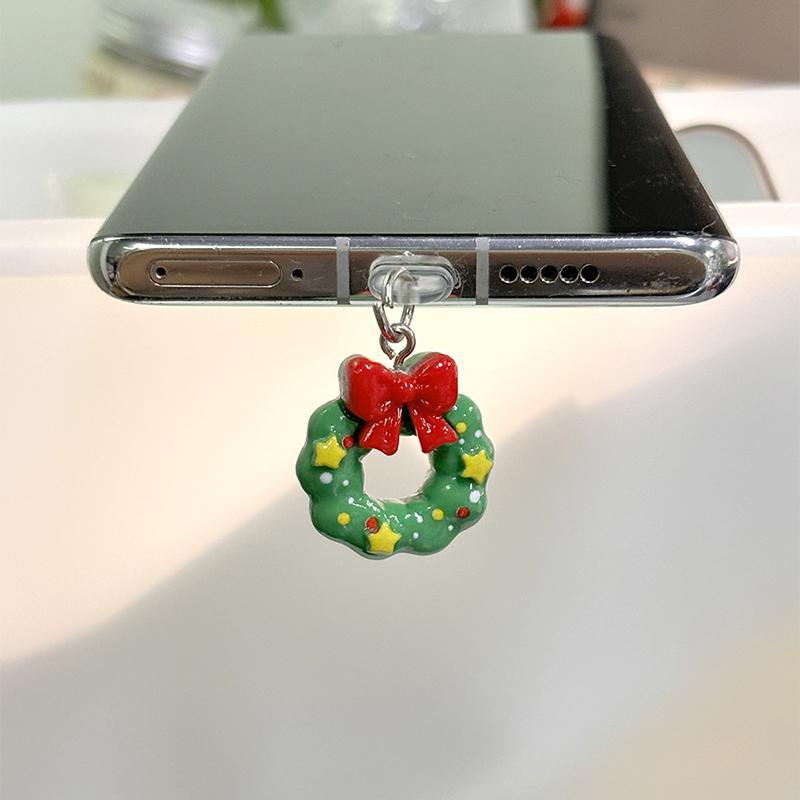 Cute Design Phone Dust Plug, 1 Count Anti Dust Plug for iPhone 5-14 & Type-C Interface, Mobile Phone Decoration Accessories