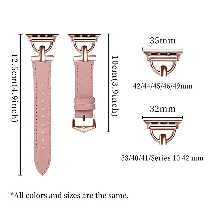 Fashion Faux Letter Watch Band, 1 Count Soft Watch Band for Women & Men, Wearable Accessories for Apple Watch Ultra2 1 SE S10 9 8 7 6 5 4 3 2 1 Series