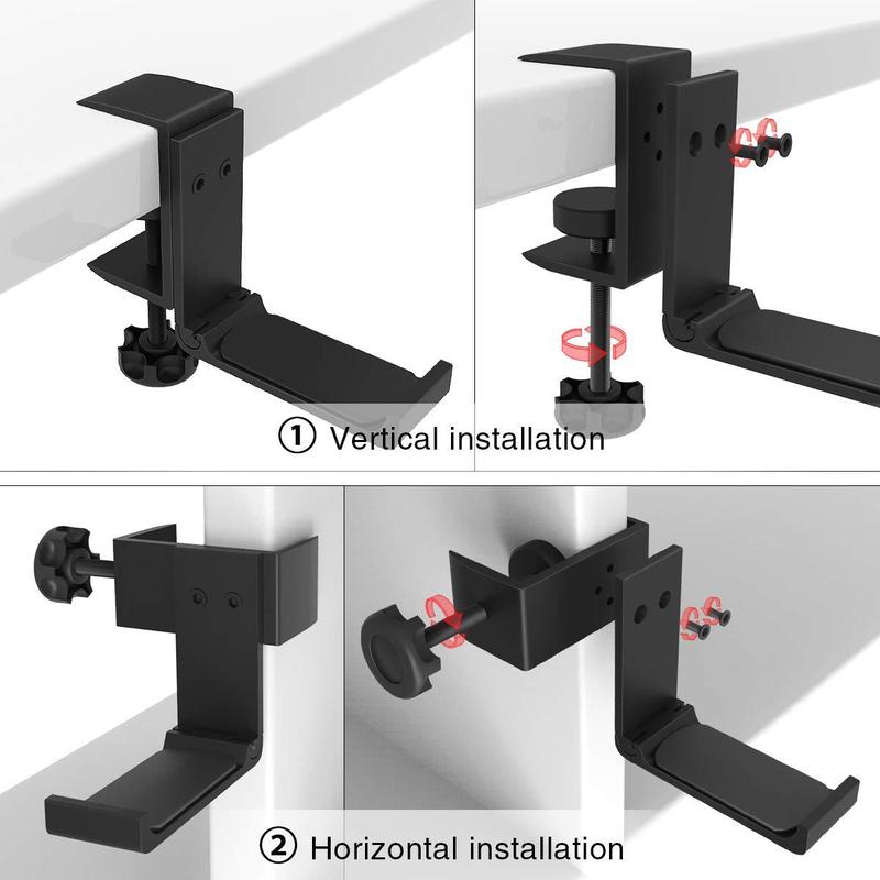 Aluminum Alloy Headset Holder (1 Count), Folding Headphone Display Holder, Over-ear Headset Stand, Headphone Storage Rack For Home Office Accessories