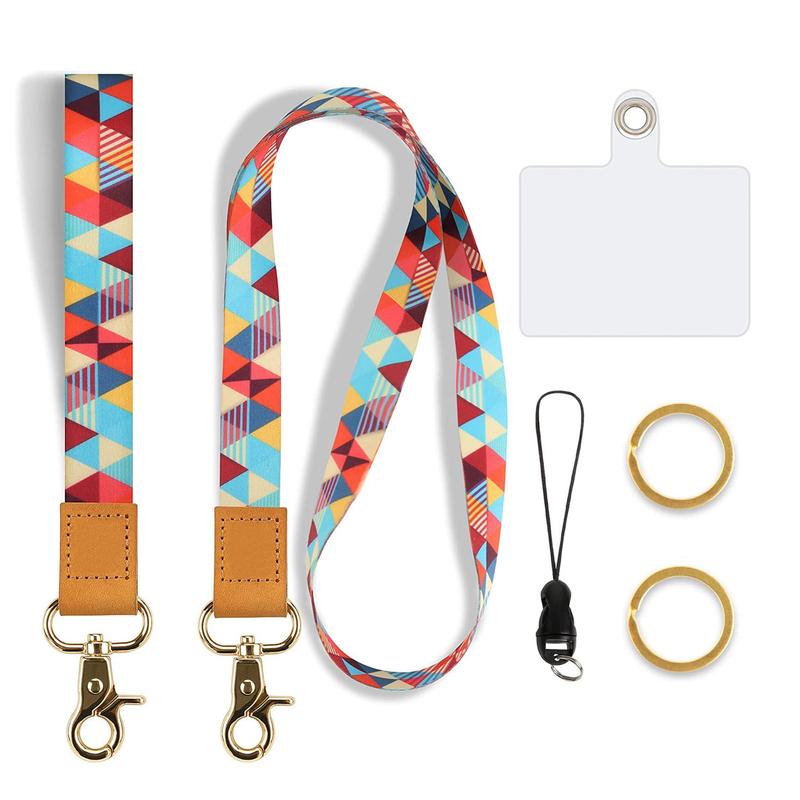 Versatile Phone Lanyard Crossbody Wrist Strap - Securely Carry Your Essentials Hands-Free with this Adjustable Neck Strap for Keys, Wallet, ID Badge, and More