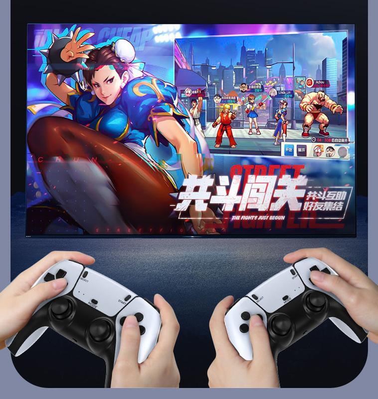 [Christmas Gift] 2024 New Upgraded RetroGame Console with 30,000+ Games,4K HDMl Output, Wireless Controller, Game Emulator, Arcade Communication Stick