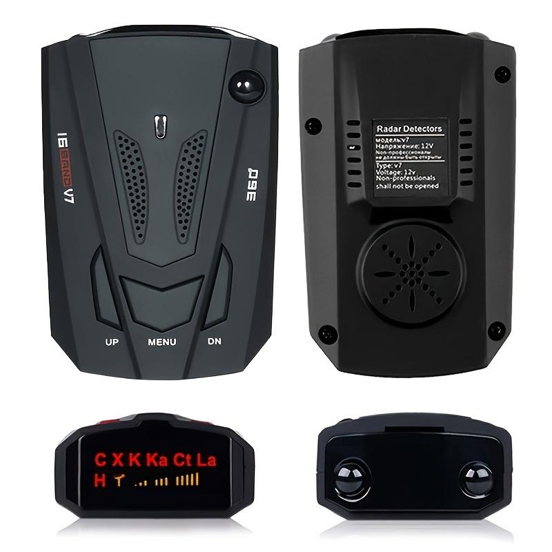 16 Band Advanced Car GPS Detector-360 ° Anti-GPS Camera Laser Radar Detector with Voice Alarm, Real-Time Threat Alarm and Enhanced Safety Function to Ensure Safe Driving