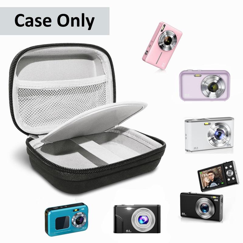 Camera Storage Bag, Square Camera Storage Bag, Multifunctional Camera Storage Bag for Travel & Outdoor, Scratch Proof & Waterproof Camera Zipper Bag