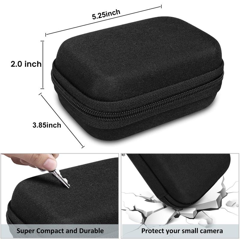 Camera Storage Bag, Square Camera Storage Bag, Multifunctional Camera Storage Bag for Travel & Outdoor, Scratch Proof & Waterproof Camera Zipper Bag