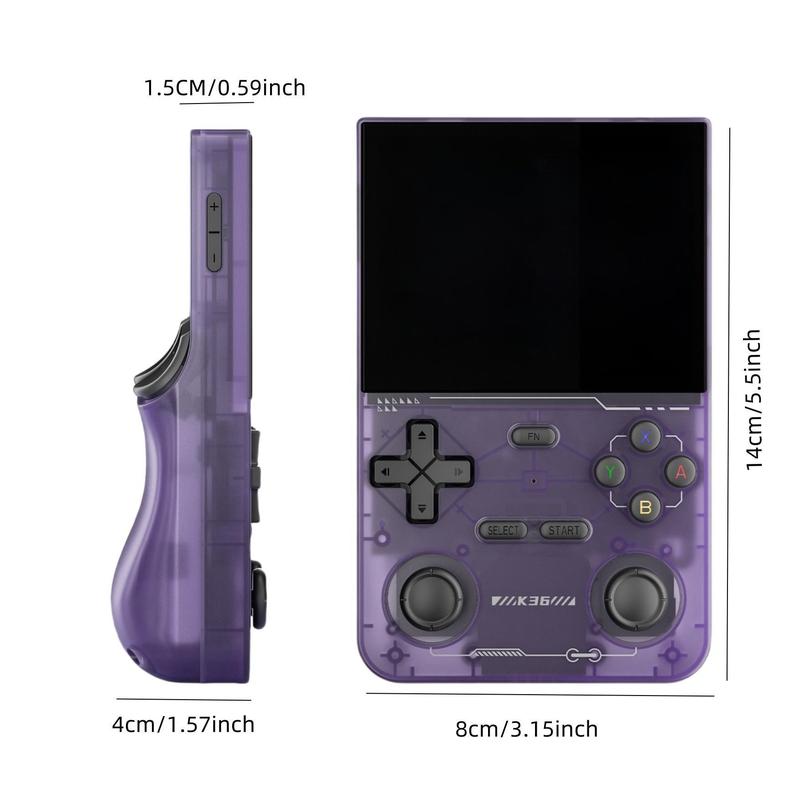 VAHLIF K36 Retro Handheld Game Console, Rechargeable Portable Game Console with Gamepad, Built in Mult 옮 Games, Ideal Gift for Kids & Adults