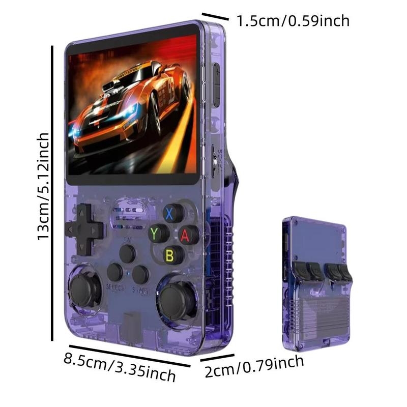 Handheld Game Console, 1 Count 64GB TF Card Portable Game Console with 15000+ Games, Linux System Game Console, Gaming & Entertainment Device for Gamers, Gaming Product Set