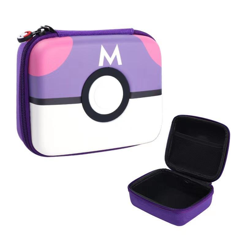 Pocket Monster Card Storage Box, Portable Pocket Game Console Accessories, Universal TCG Card Storage Bag for Outdoor Travel