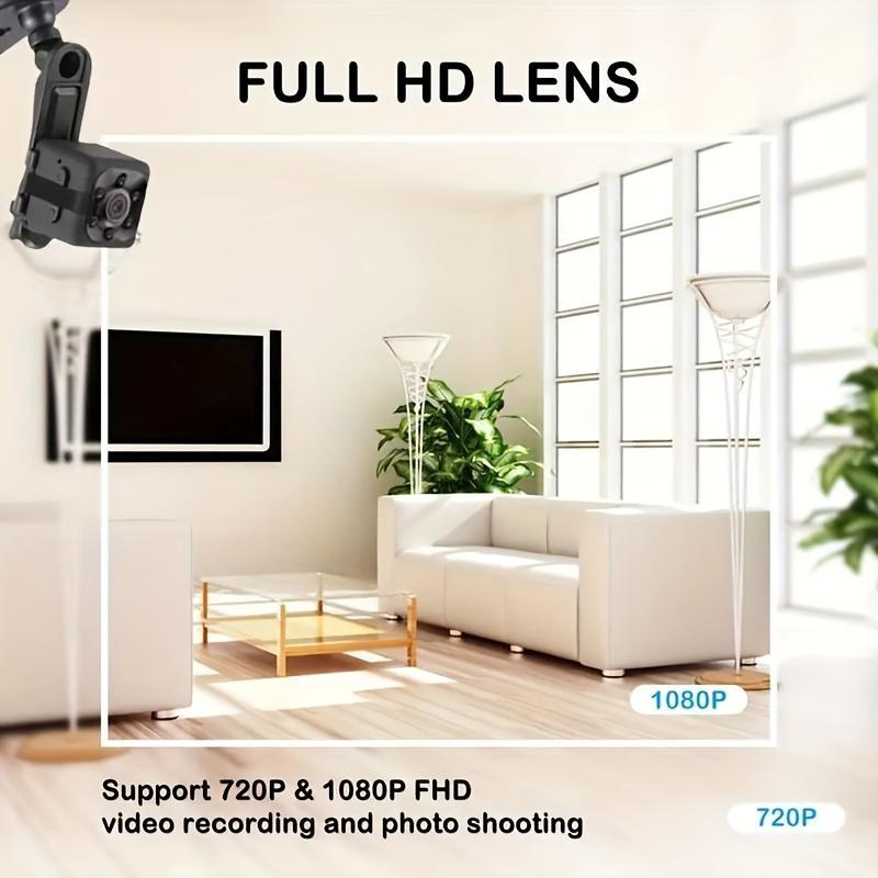 1080P Mini Hidden Camera - Full HD Nanny Cam With Night Vision, Motion Activation, Indoor Outdoor Covert Security, Compact Design, Easy To Use, And Discreet Recording