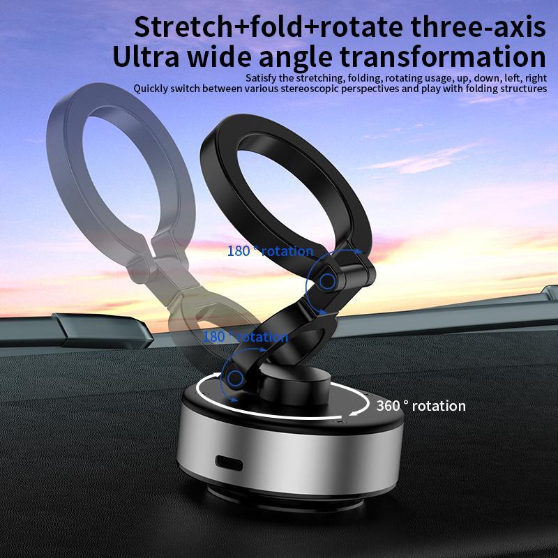 Magnetic Car Phone Holder, 720 Degree Rotatable Car Phone Holder, Universal Car Phone Navigation Holder, Car Interior Accessories