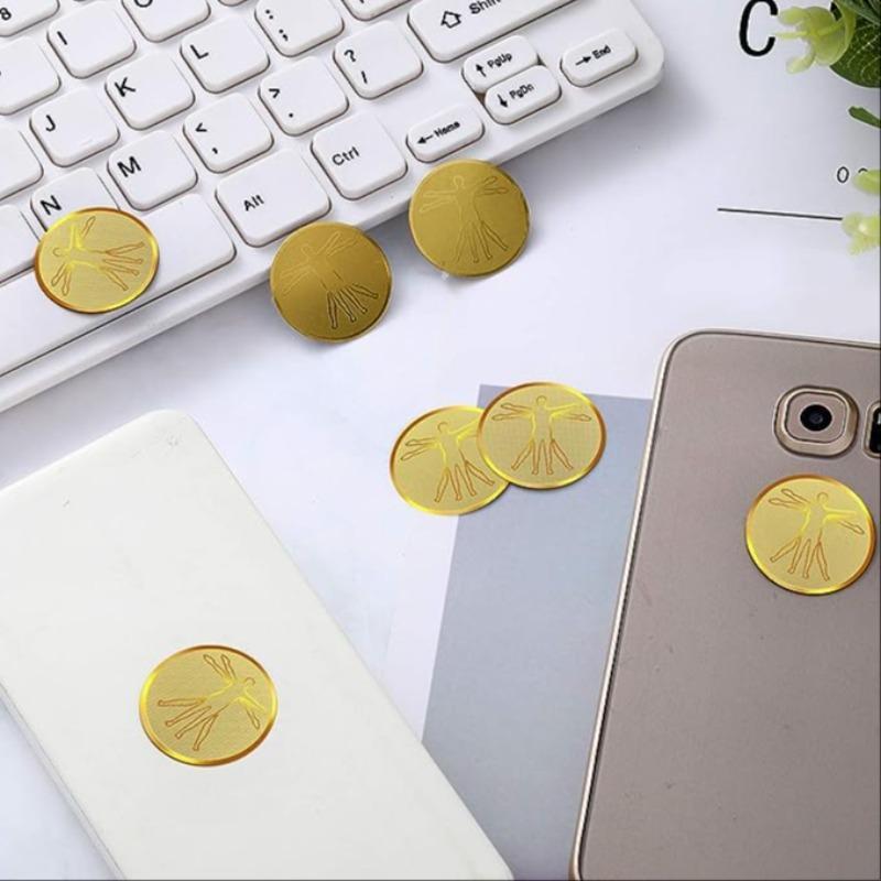 Anti-radiation Phone Sticker, Round Cell Phone Sticker, EMR Blocker, Mobile Phone Accessories for Computer Laptop