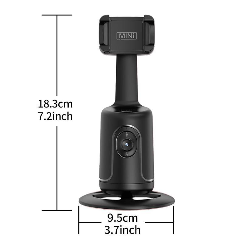 Auto Face Tracking Gimbal Stabilizer Tripod for iPhone, Phone Tripod Gimbal Stabilizer, Phone Accessories, 360° Rotatable Handheld Video Recording Tool for Summer, Stocking Fillers Gift