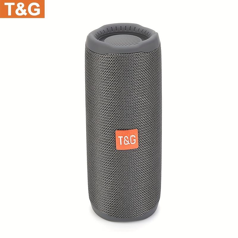 T&G365 Wireless Speaker - Immersive Surround Sound,36V Rechargeable , LED Lights, Portable Design, Built-in Mic, USB Charging, Micro SD TF Card Slot, Portable, Water-Resistant for Smartphones, Tablets, and PCs, , Indoor, Outdoor Audio