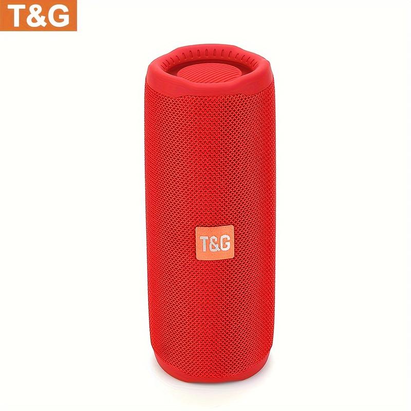 T&G365 Wireless Speaker - Immersive Surround Sound,36V Rechargeable , LED Lights, Portable Design, Built-in Mic, USB Charging, Micro SD TF Card Slot, Portable, Water-Resistant for Smartphones, Tablets, and PCs, , Indoor, Outdoor Audio