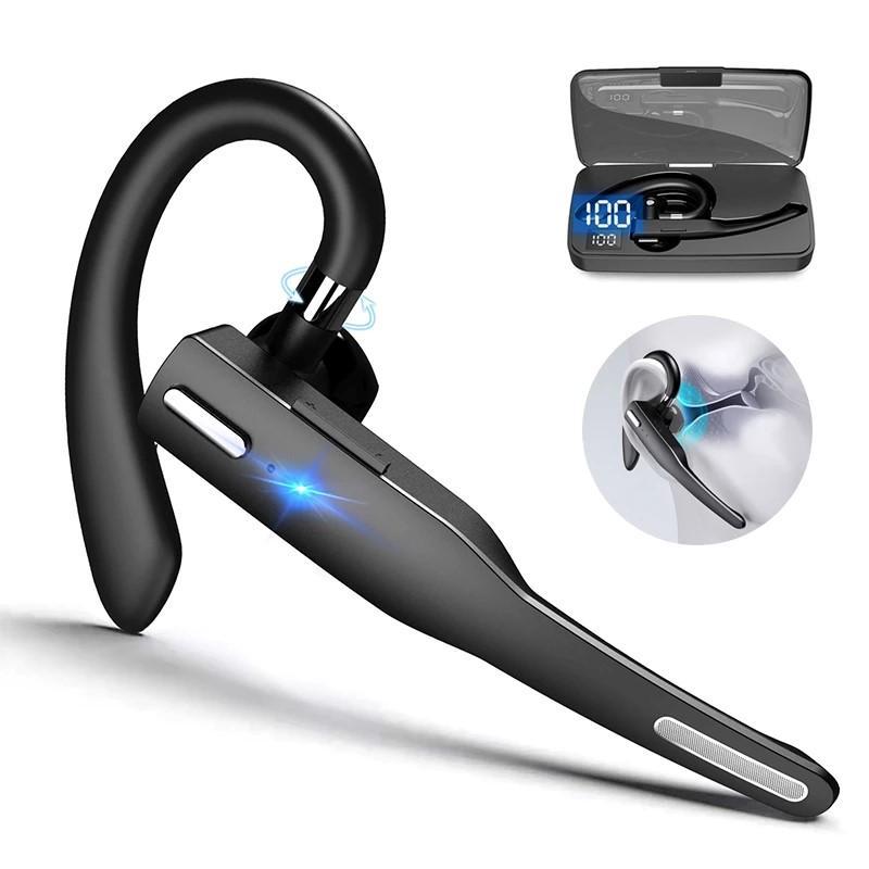 Wireless Ear Hook Design Headphone, Multipurpose Business Ear-mounted Bluetooth-compatible Headset, Noise Reduction Headphones for Business Travel