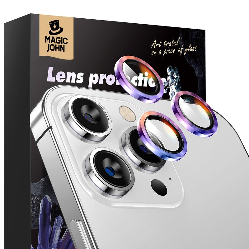 MAGIC JOHN iPhone Ultra Lens Protector, 99% Clarity, Easy Install, Anti-Scratch