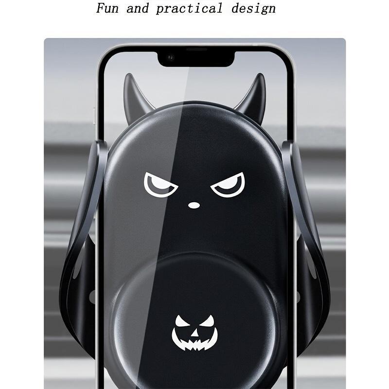 Car Phone Holder, Bat Design Car Phone Holder, Universal Car Phone Navigation Bracket, Car Interior Accessories, Men Gifts