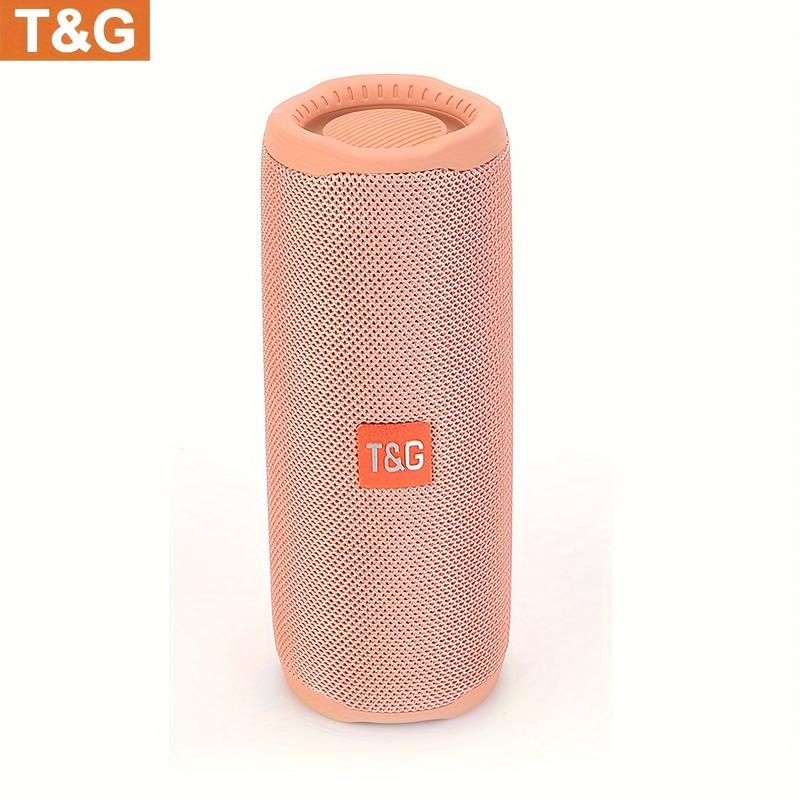 T&G365 Wireless Speaker - Immersive Surround Sound,36V Rechargeable , LED Lights, Portable Design, Built-in Mic, USB Charging, Micro SD TF Card Slot, Portable, Water-Resistant for Smartphones, Tablets, and PCs, , Indoor, Outdoor Audio