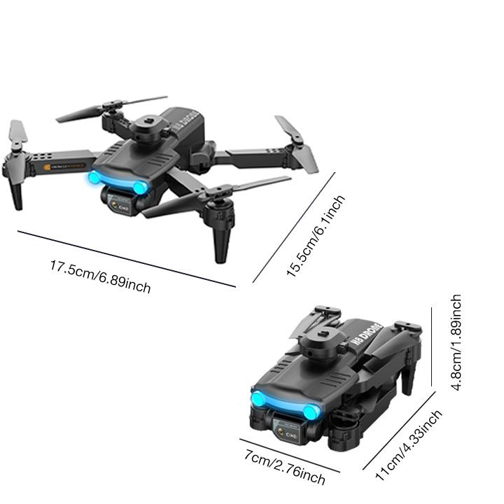 H8 Drone with brushless motor, optical flow, obstacle avoidance, remote control, and battery. Ideal outdoor flying toy gift