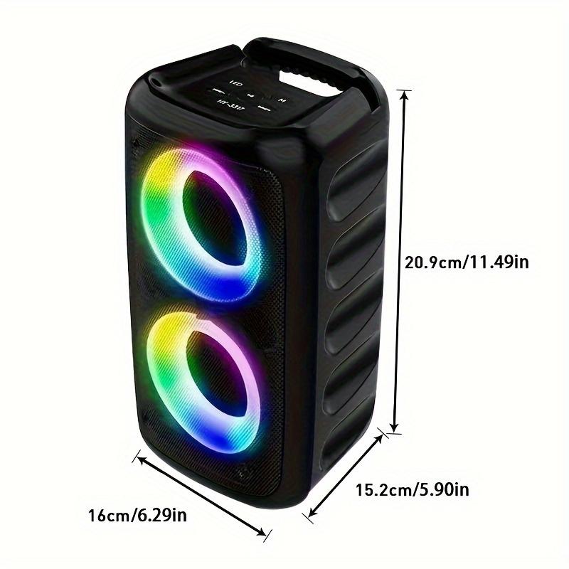 Large boombox speaker with microphone, wireless, karaoke machine, stereo, outdoor & party, aux, MIC, for ps5, Xbox, PC, laptop, House, Christmas gifts, birthday gifts Audio Smartphone