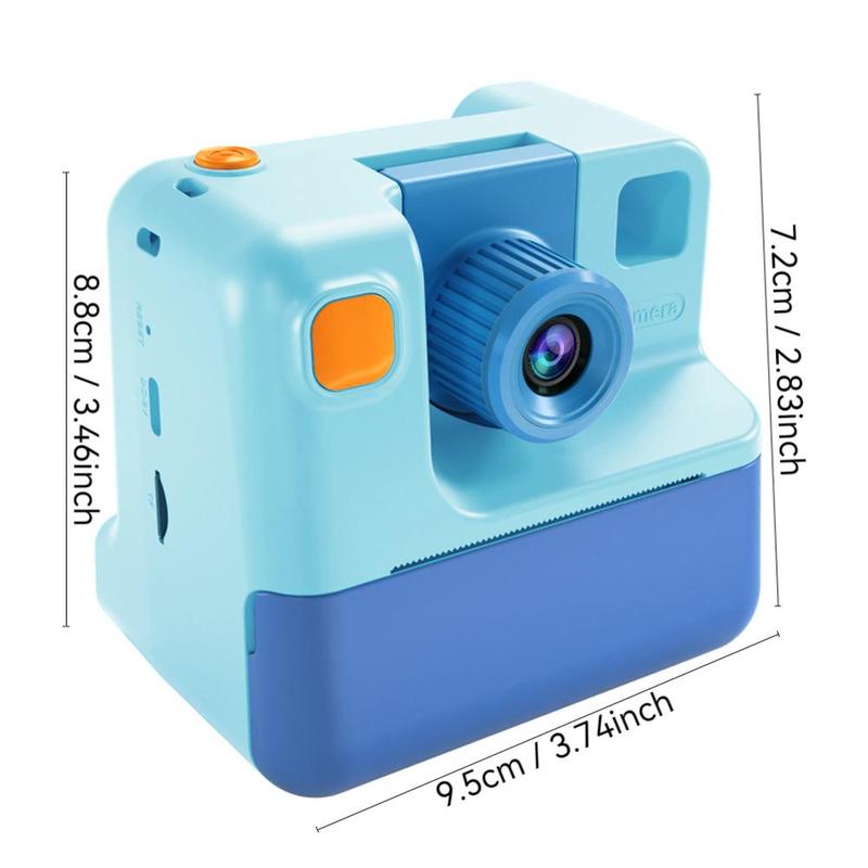 KGG Instant Camera, Rechargeable Instant Imaging Camera with IPS Display Printing, Digital Camera with Video Recording, Photo Filter Wireless Bluetooth-compatible Camera