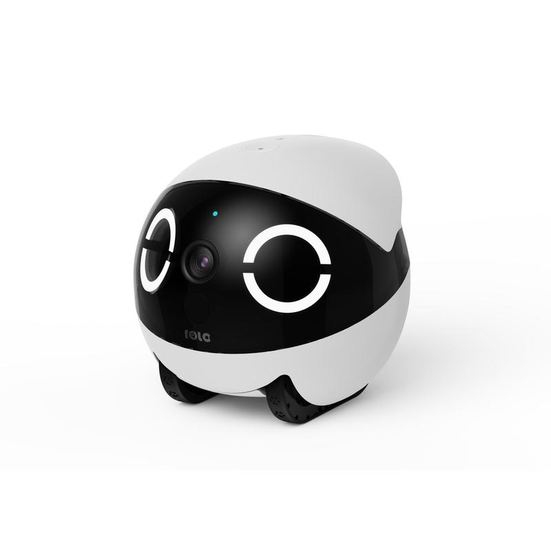 Enabot Ebo ROLA Mini 2K Camera Robot: Moving Pet Camera, Up to 25 Days Battery Life, Built-in Call Button, Two-Way Audio