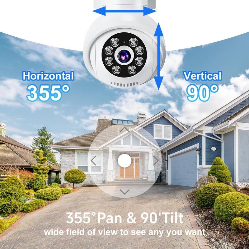 5MP Security Cameras Wireless Outdoor with 10.1