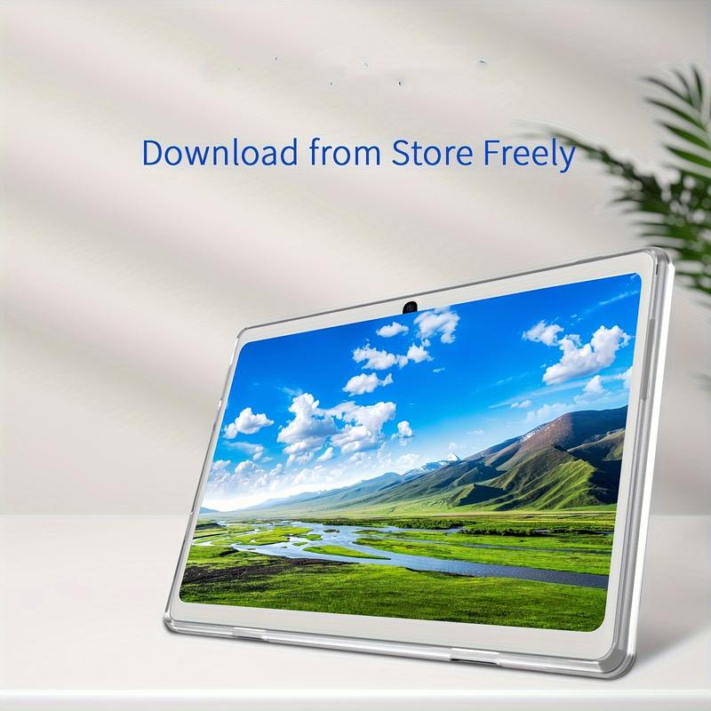 Tablet Computer, Android Tablet Computer That Can Be Carried With You With You, 2GB+4GB Extension 6GB RAM, Supports 512GB Storage Extension, FM, GPS, WIFI, Dual Camera Functions, You Can Watch Movies, Read News, Read The Information Of The Tablet, Read Th