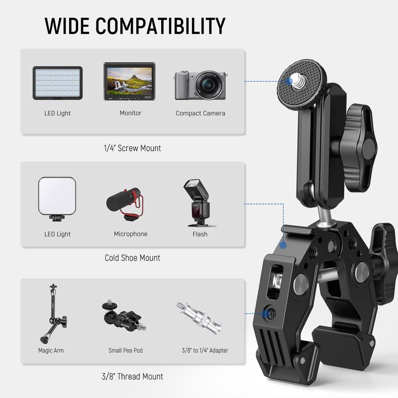 NEEWER ST83 Super Clamp with 3