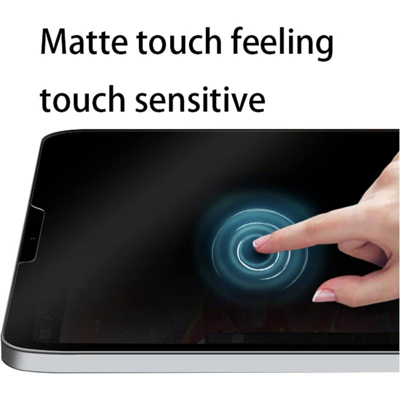 Privacy Anti-Glare Screen Protector Anti-Spy Soft Film Suit for iPad 2022 10.9 inch Matte Anti-Peeping