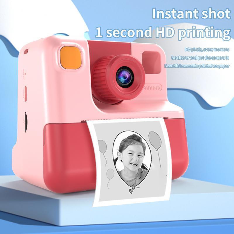 KGG Instant Camera, Rechargeable Instant Imaging Camera with IPS Display Printing, Digital Camera with Video Recording, Photo Filter Wireless Bluetooth-compatible Camera