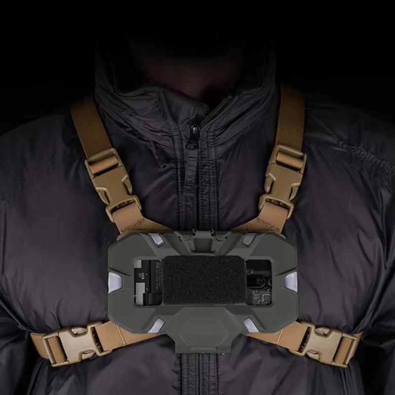 Folding Navigation Board Smartphone Holder, Tactical MOLLE Folding Navigation Board Smartphone Holder, Outdoor Phone Holder for Vest & Plate Carrier Attachment