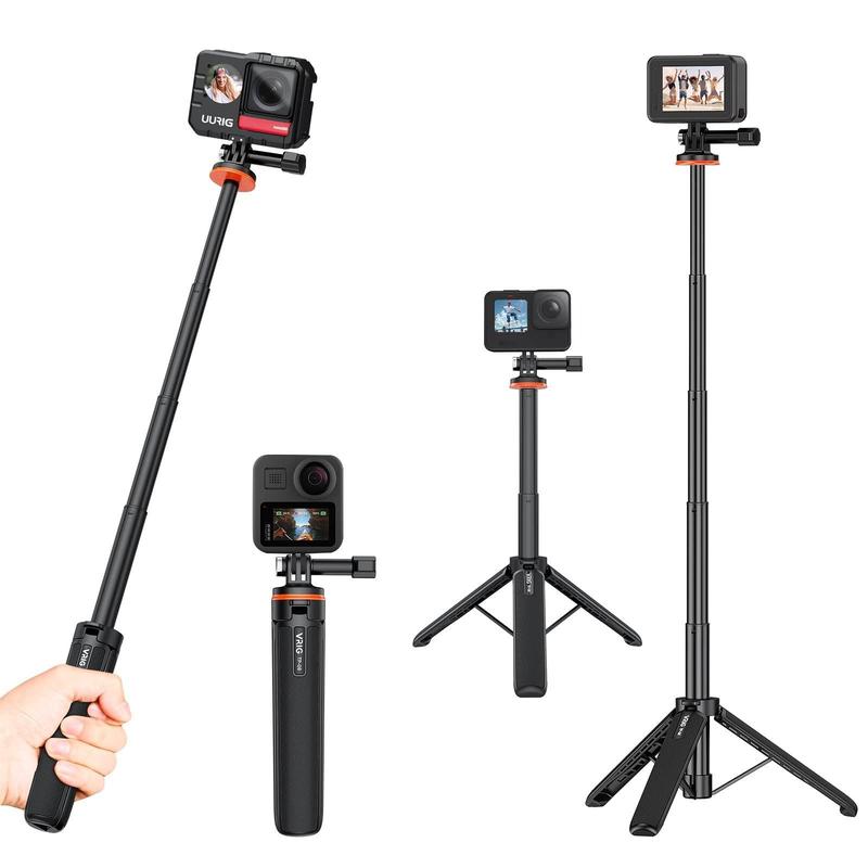 Handheld Extension Pole Selfie Stick for GoPro 12 11 10 9, Action Camera Selfie Stick, Phone Live Broadcast Anti-shake Tripod, Phone Accessories