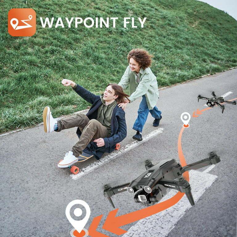 D96 Drone with a HD Dual Camera Foldable Drone Headless mode 3 Batteries 36mins Accessories Folding Cover Mobile Portable Stand Easy Control